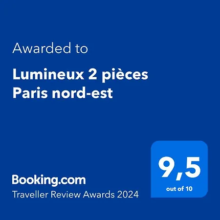 Apartment Lumineux Paris Nord-est